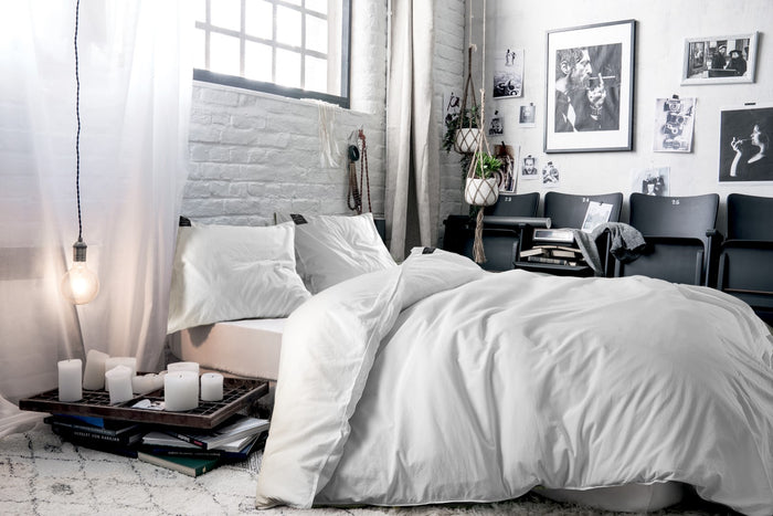 BLCKOUT Dekbedovertrek Katoen Oslo - wit