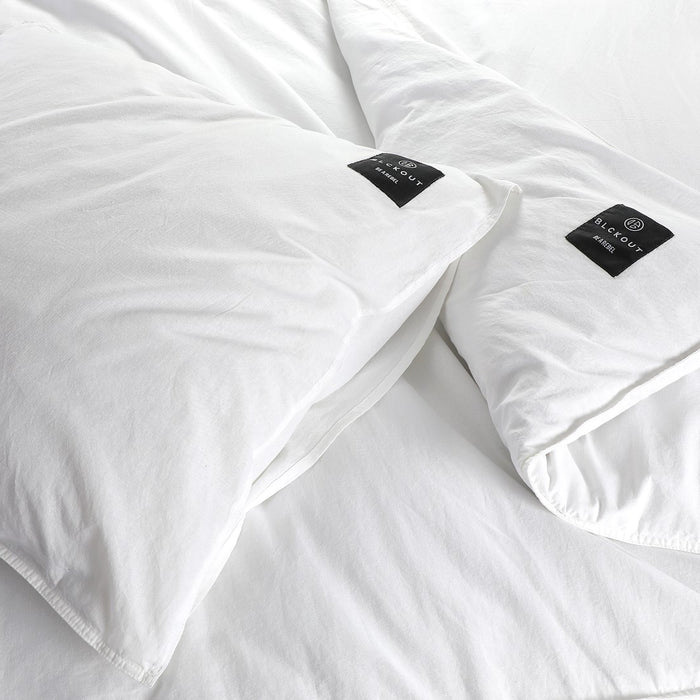 BLCKOUT Dekbedovertrek Katoen Oslo - wit