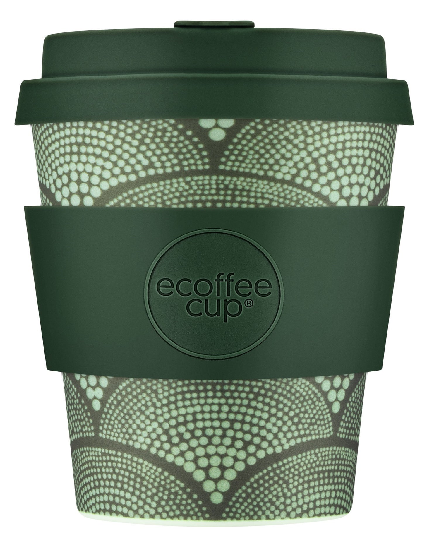 Ecoffee Cup Not that Juan - Koffiebeker to Go 240 ml Groen Siliconen