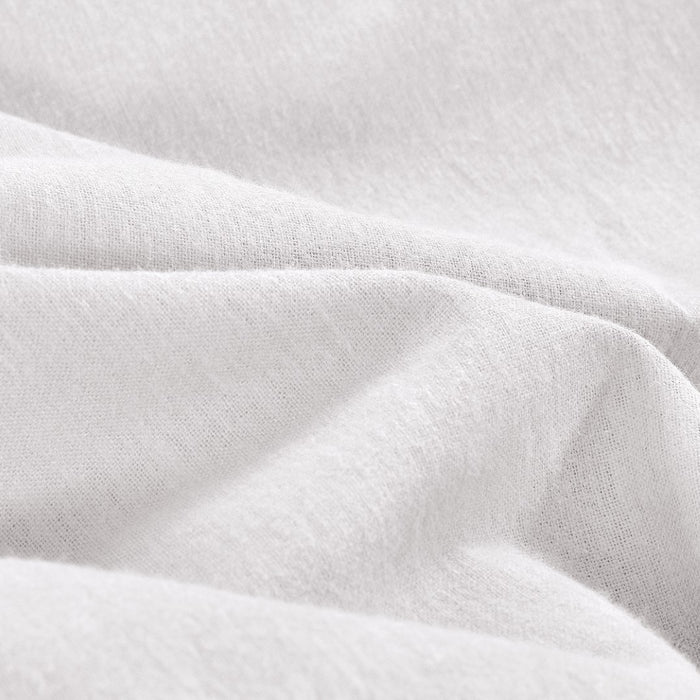 Day Dream Uni Flanel dekbedovertrek 240x200|220 cm wit