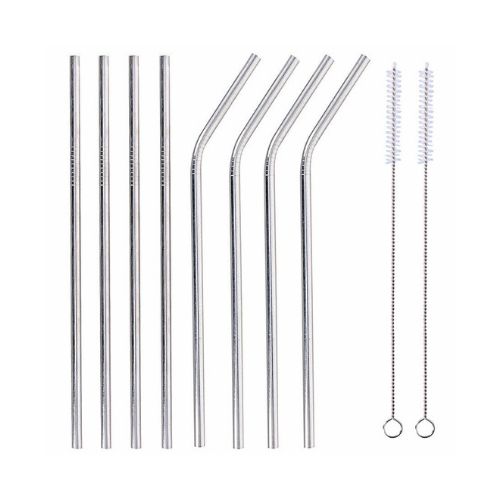 Orange85 IJzeren rietjes 8 stuks