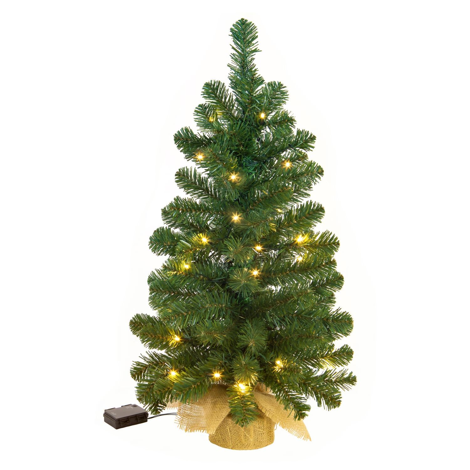 Excellent Trees® Jarbo Green 60 cm - Mini Kerstboom met 35 LED Lampen