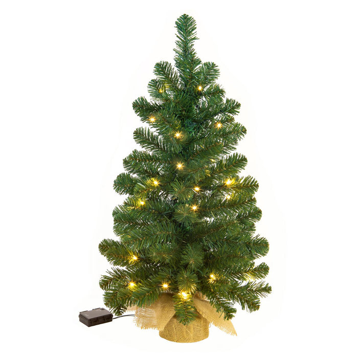 Excellent Trees® Jarbo Green 60 cm - Mini Kerstboom met 35 LED Lampen