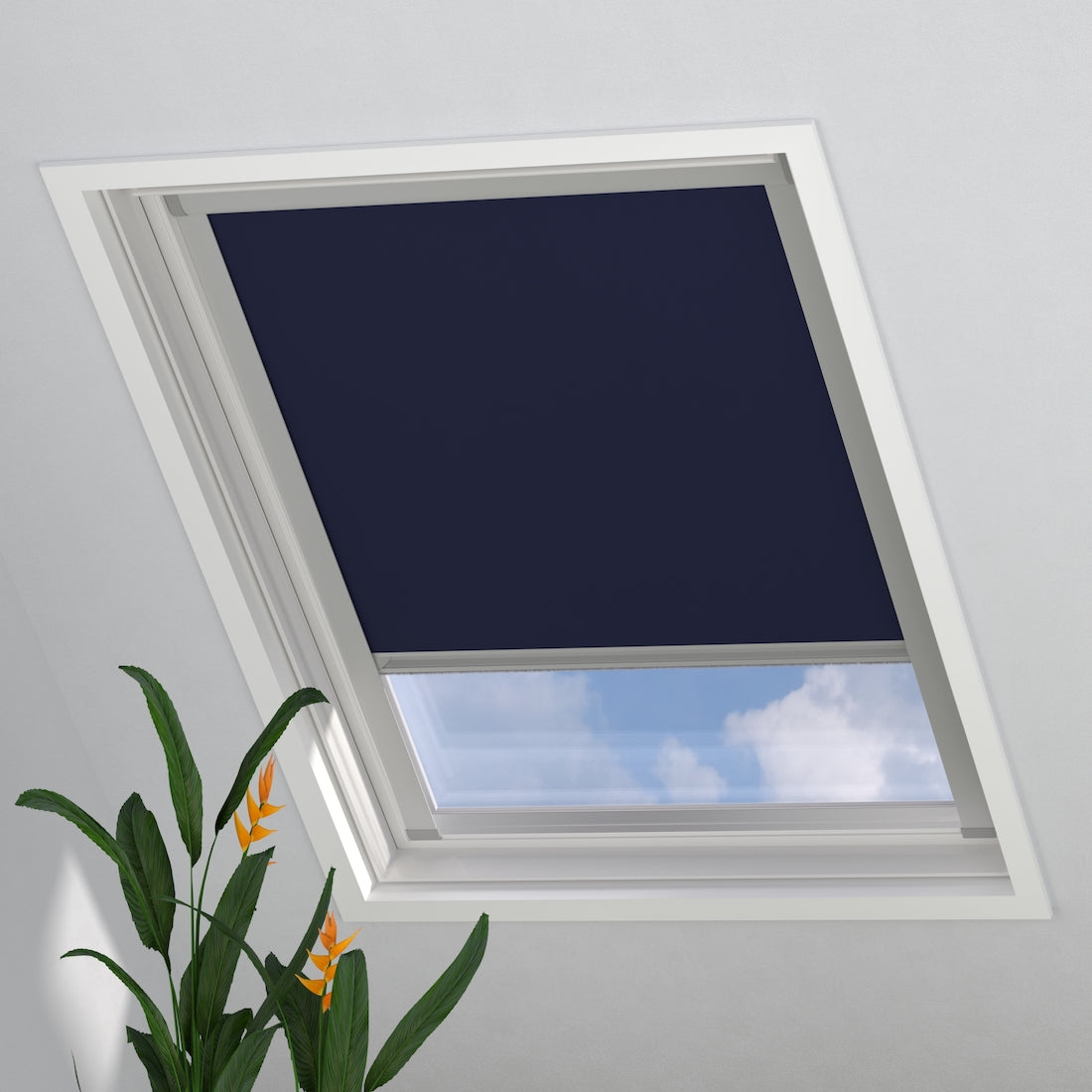 Dakraam Rolgordijn Trend Verduisterend Dark Blue voor Velux: SK06