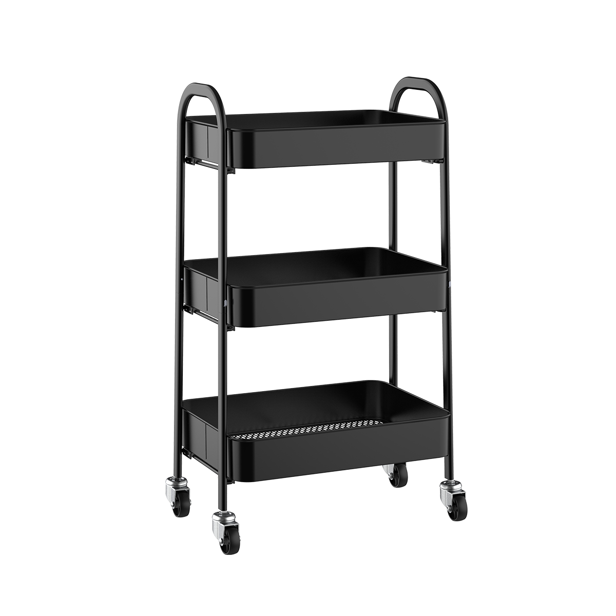 Mesa Living - Opberg Trolley - Zwart