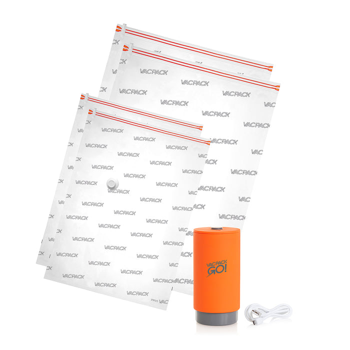 JML - VacPack Go – Vacuüm opbergsysteem – set van 4