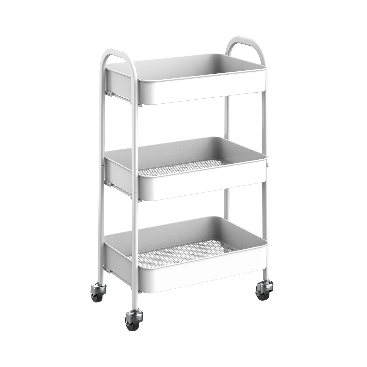 Mesa Living - Opberg Trolley - Wit