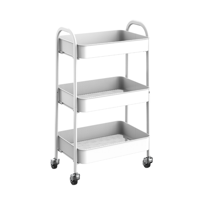 Mesa Living - Opberg Trolley - Wit
