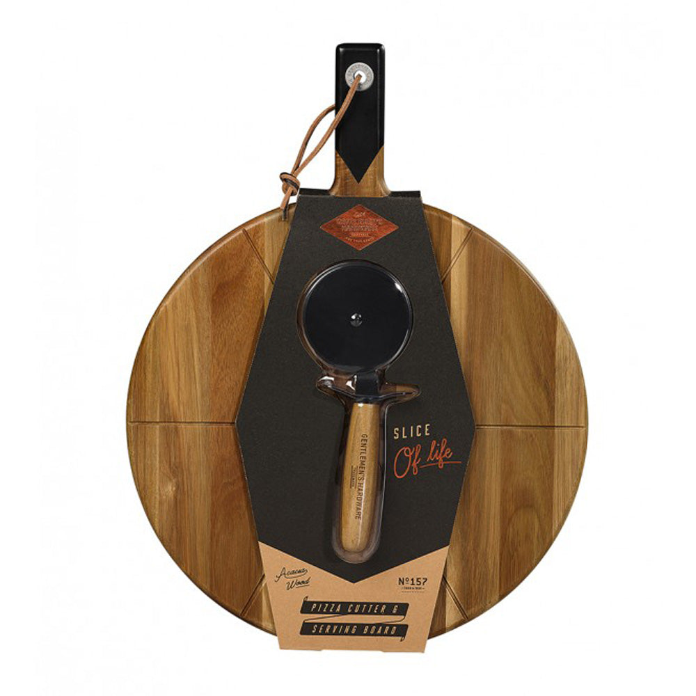 Gentlemen’s Hardware Retro Pizzasnijder & Serveerplank