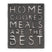 Riviera Maison Home Cooked Meals Trivet black -  21.5x17.0x2.0 cm