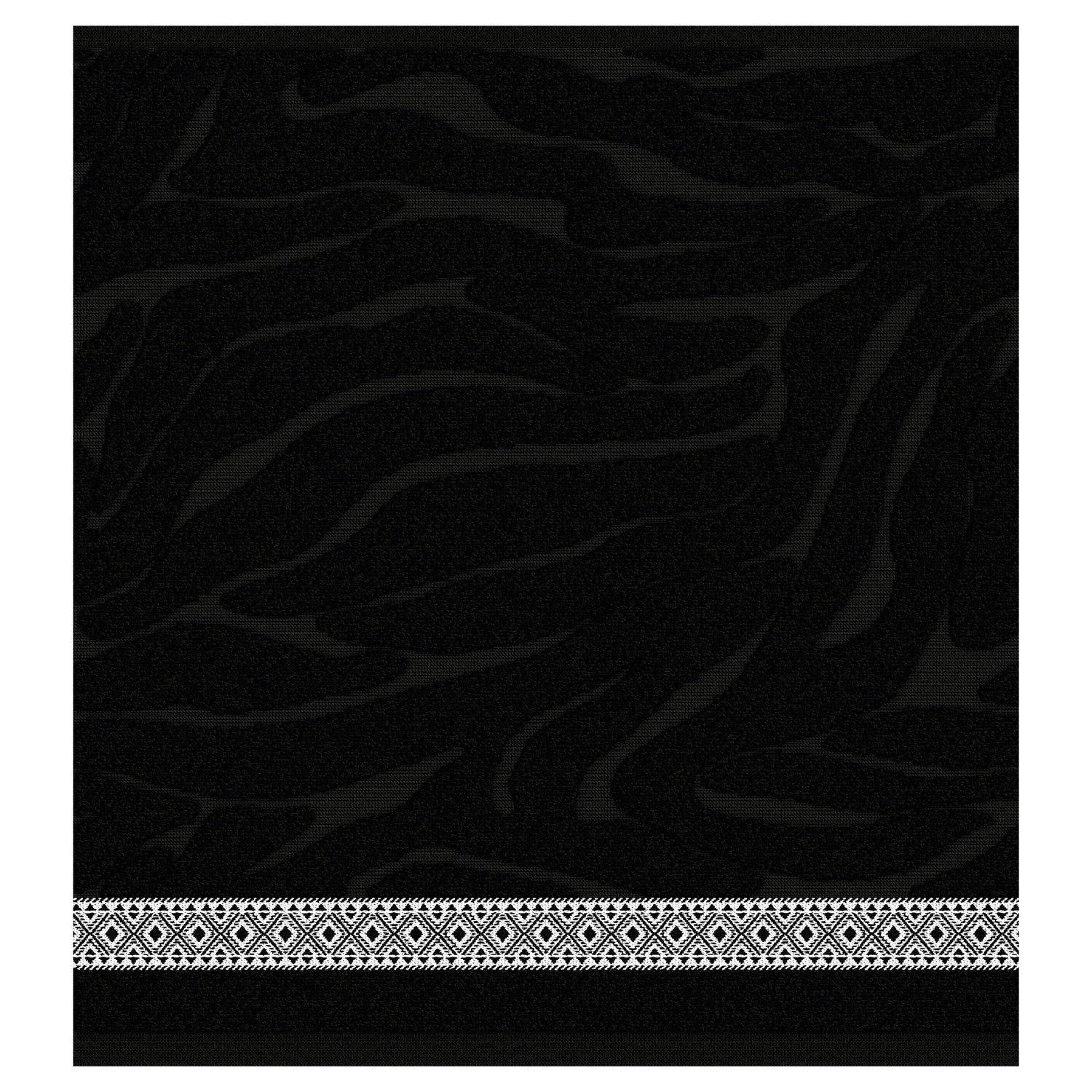 DDDDD keukendoek Africa - 50x55cm - Zwart - 6 stuks