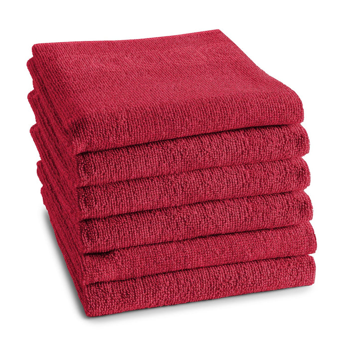 DDDDD keukendoek Logo - 50x55 cm - Red - 6 stuks