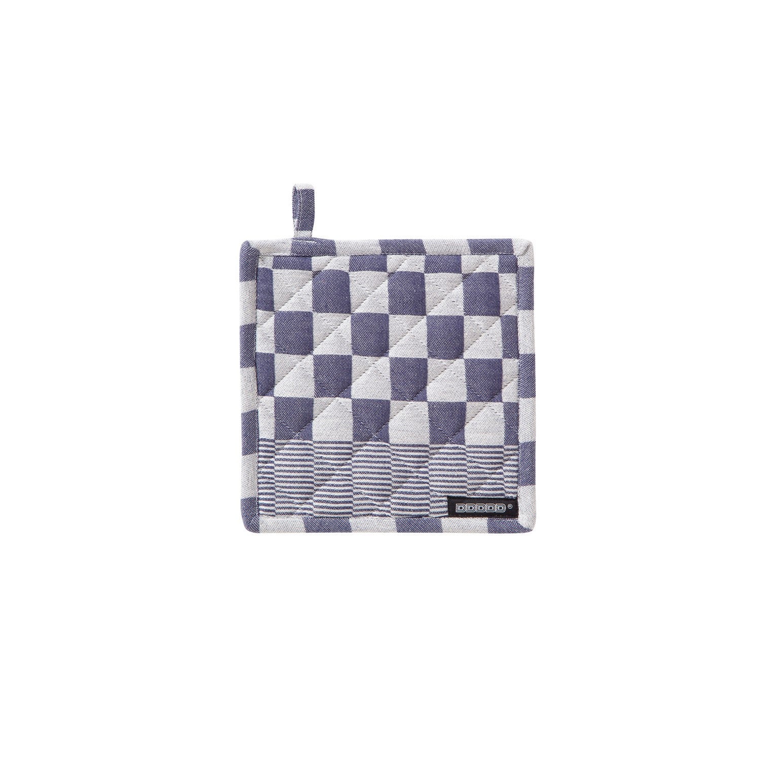 DDDDD Pannenlap Barbeque 21x21cm - blue - set van 2