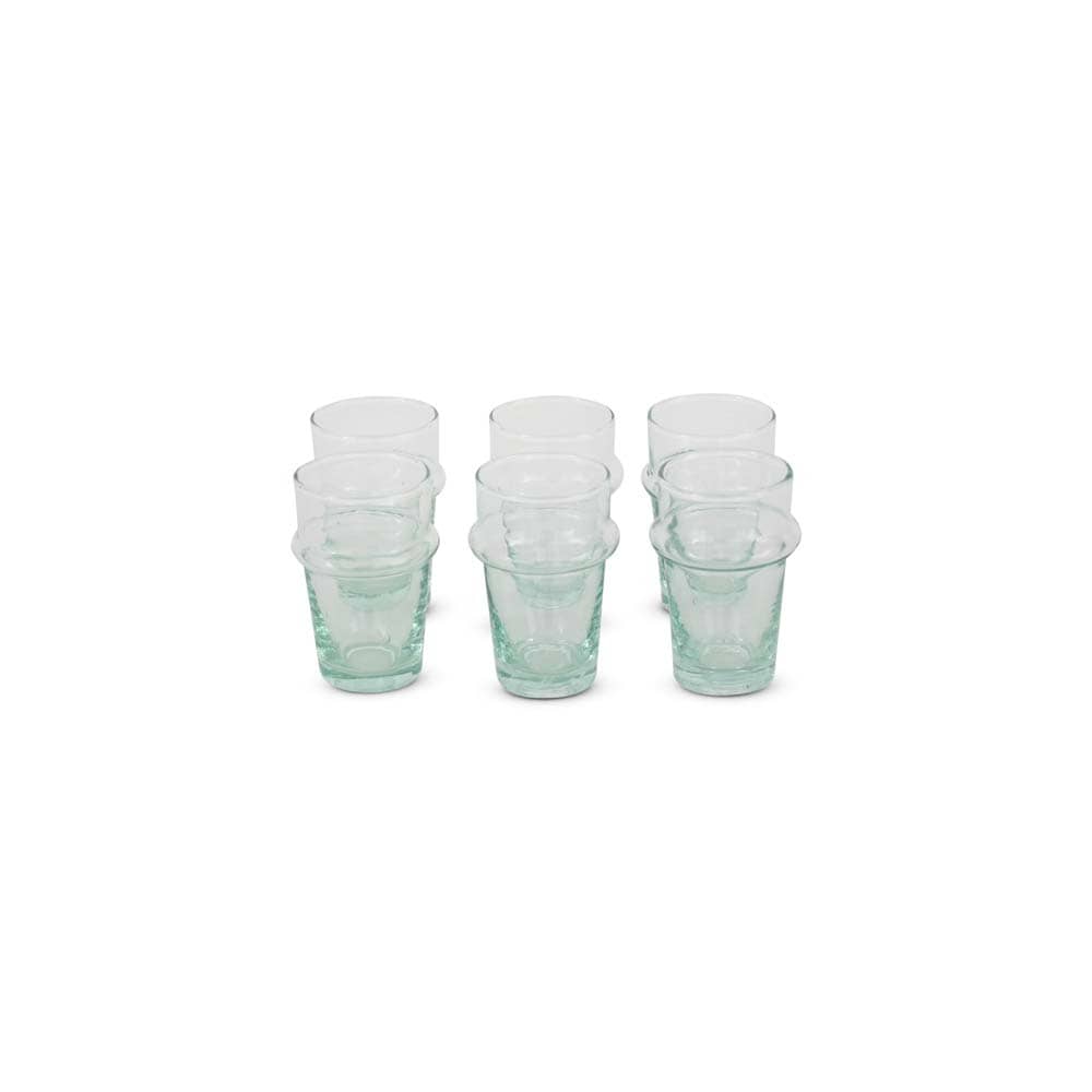 Safaary -  Theeglas Transparant Beldi (Set van 6)-Ø 5,5 x