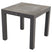 VDG Atlanta bijzettafel 50x50 cm. - antraciet - keramiek