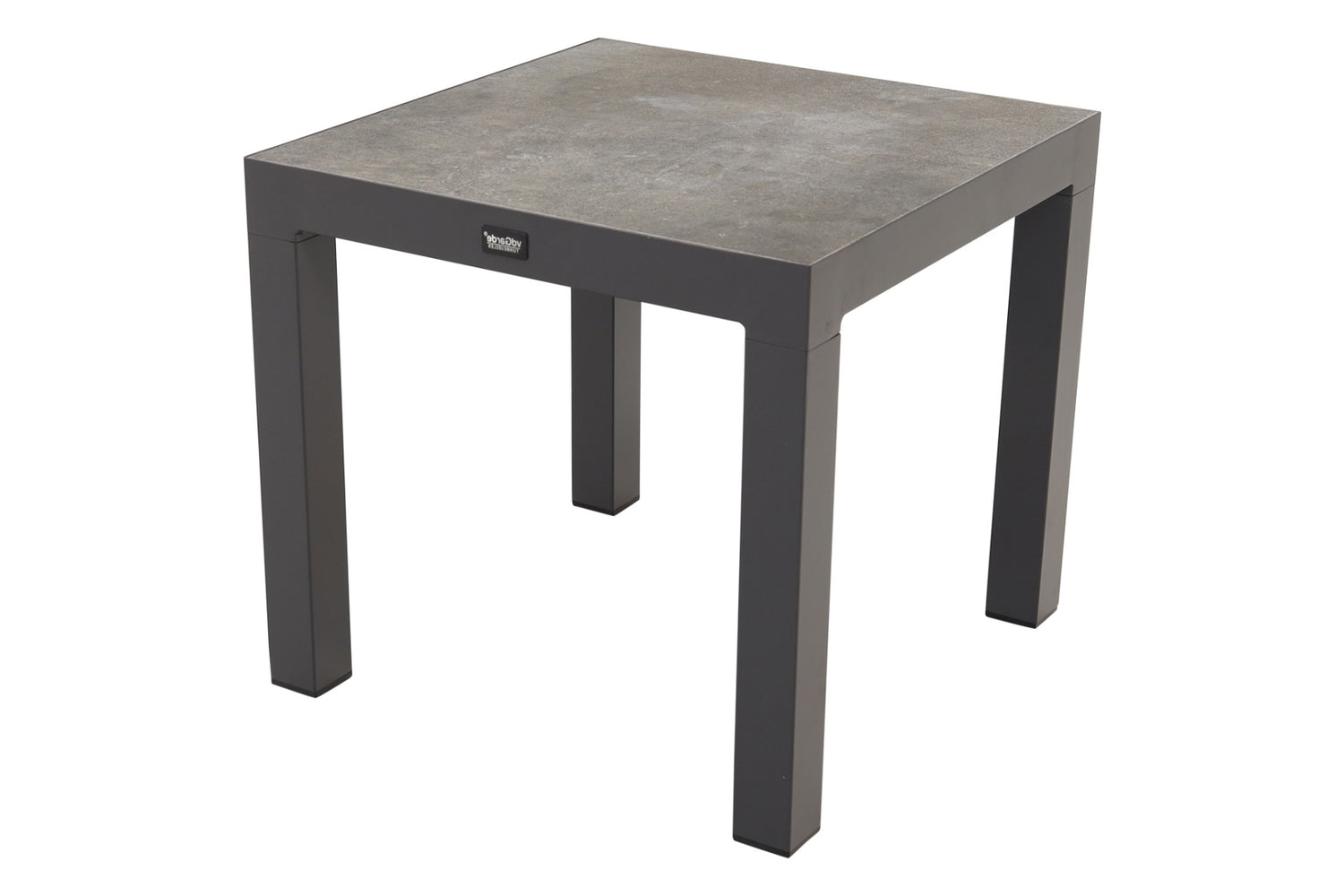 VDG Atlanta bijzettafel 50x50 cm. - antraciet - keramiek