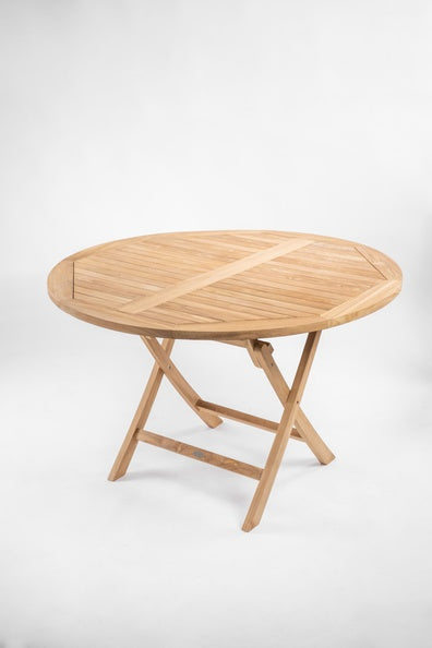 Teakea Teak Tuin Klaptafel Rond Ø 120 cm