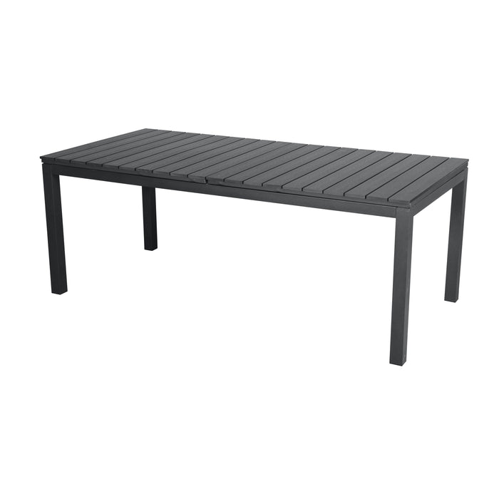 Hioshop Desa tuintafel, incl. 2 inlegplaten L 200-300 cm