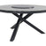 VDG Perth ronde tuintafel - antraciet - ceramic - 150 cm.