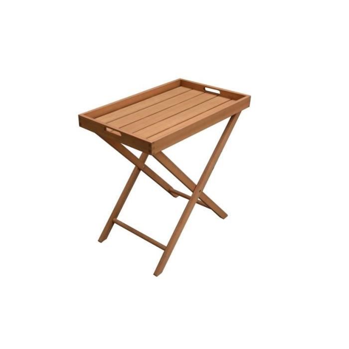 Cstore Opklapbare serveerwagen - 67,5 x 52 x 75 cm - Acacia