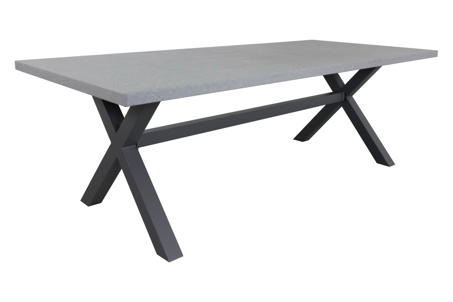 VDG Verona betonlook tuintafel 220 x 100 cm. - Antraciet