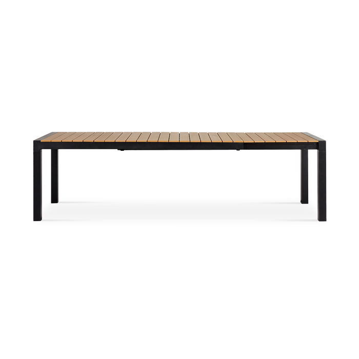 Lisomme Stef tuintafel bruin - verlengbaar - 205 x 100 cm