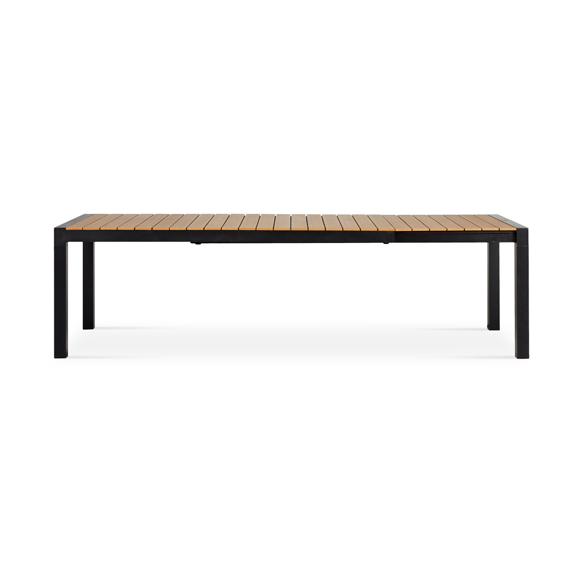 Lisomme Stef tuintafel bruin - verlengbaar - 205 x 100 cm