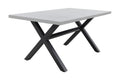 VDG Verona betonlook tuintafel 160 x 90 cm. - Black