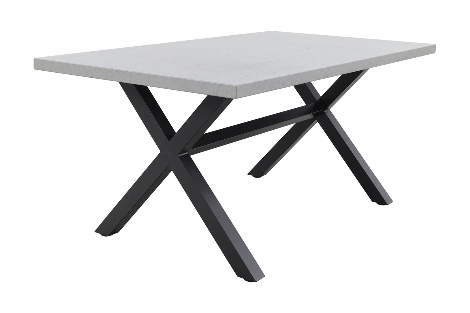 VDG Verona betonlook tuintafel 160 x 90 cm. - Black