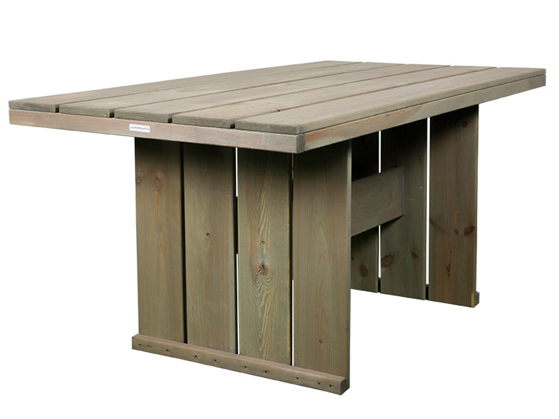 MaximaVida tuintafel 160 cm steigerhout look - 100% FSC