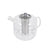Kave Home - Theepot Laude van transparant en wit glas