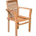 Teakea Stapelbare Teak Tuinstoel Set van 4