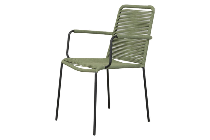 VDG Denver rope stapelbare tuinstoel groen