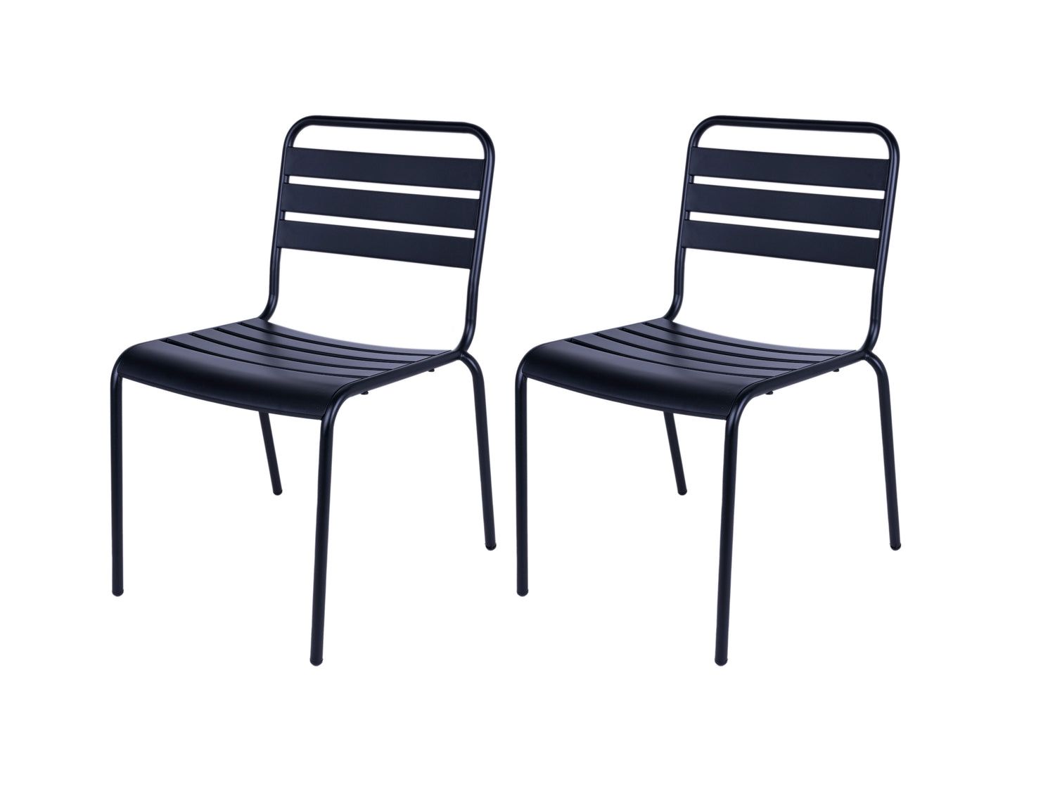 MaximaVida Max metalen tuistoel zwart