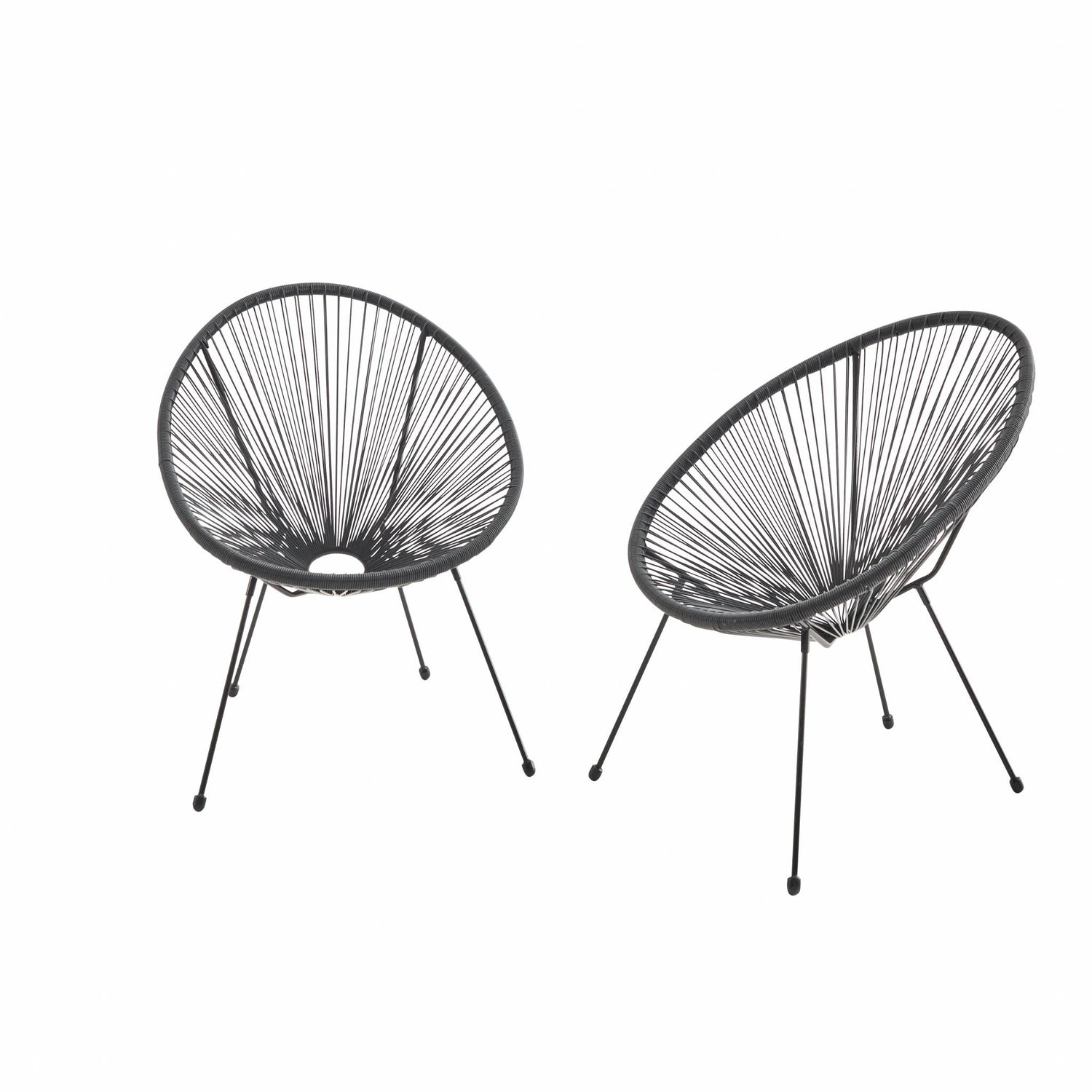 sweeek - Set van twee tuinstoelen