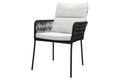 VDG Teresa dining rope tuinstoel - Black