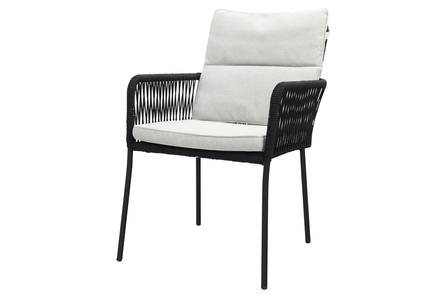 VDG Teresa dining rope tuinstoel - Black