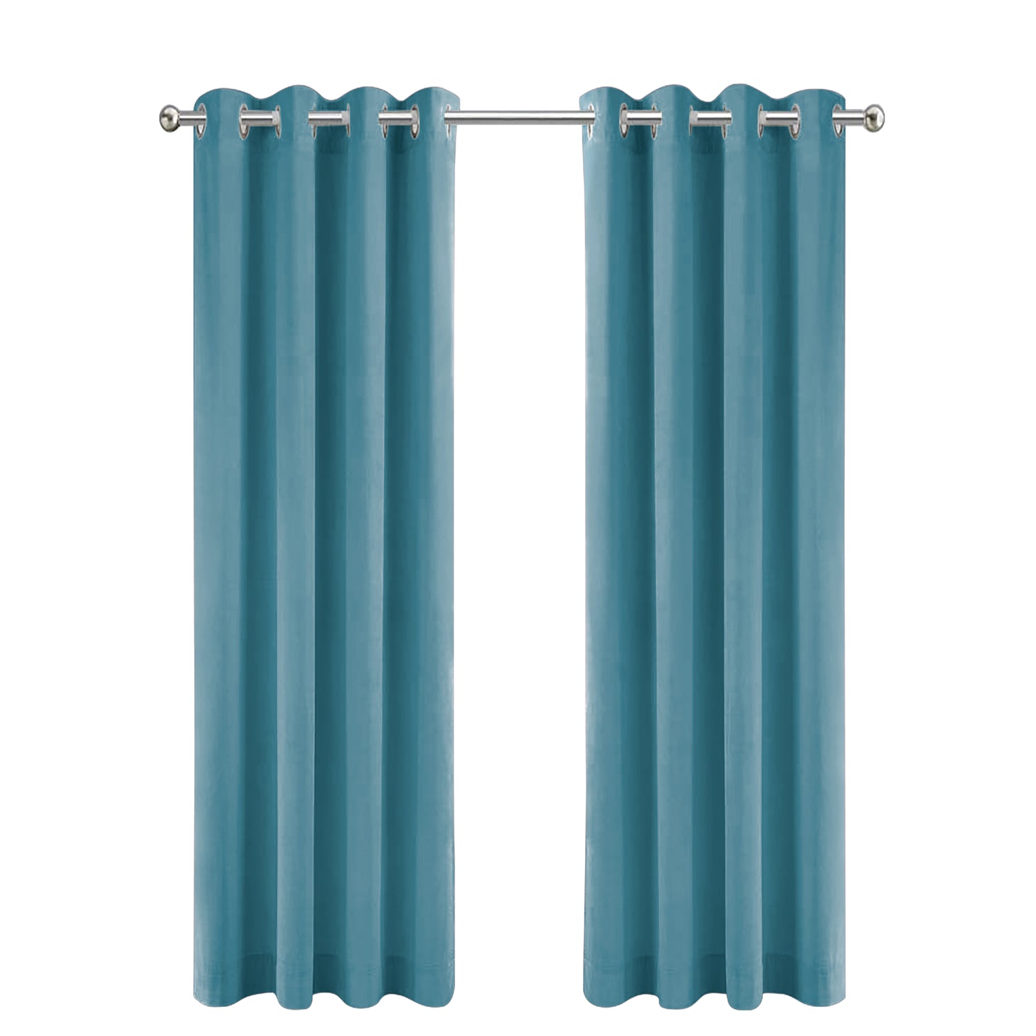 LW Collection Kant en klaar gordijnen lichtblauw 140x225cm