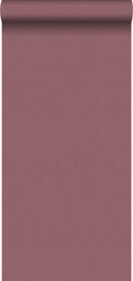 ESTAhome behang linnenstructuur bordeaux rood - 0,53 x 10,05 m - 14874