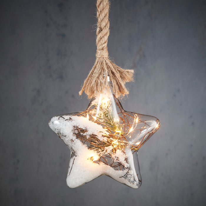 Luca Lighting Ster Kerstverlichting - 15 LED en Decoratie - Ø20 cm