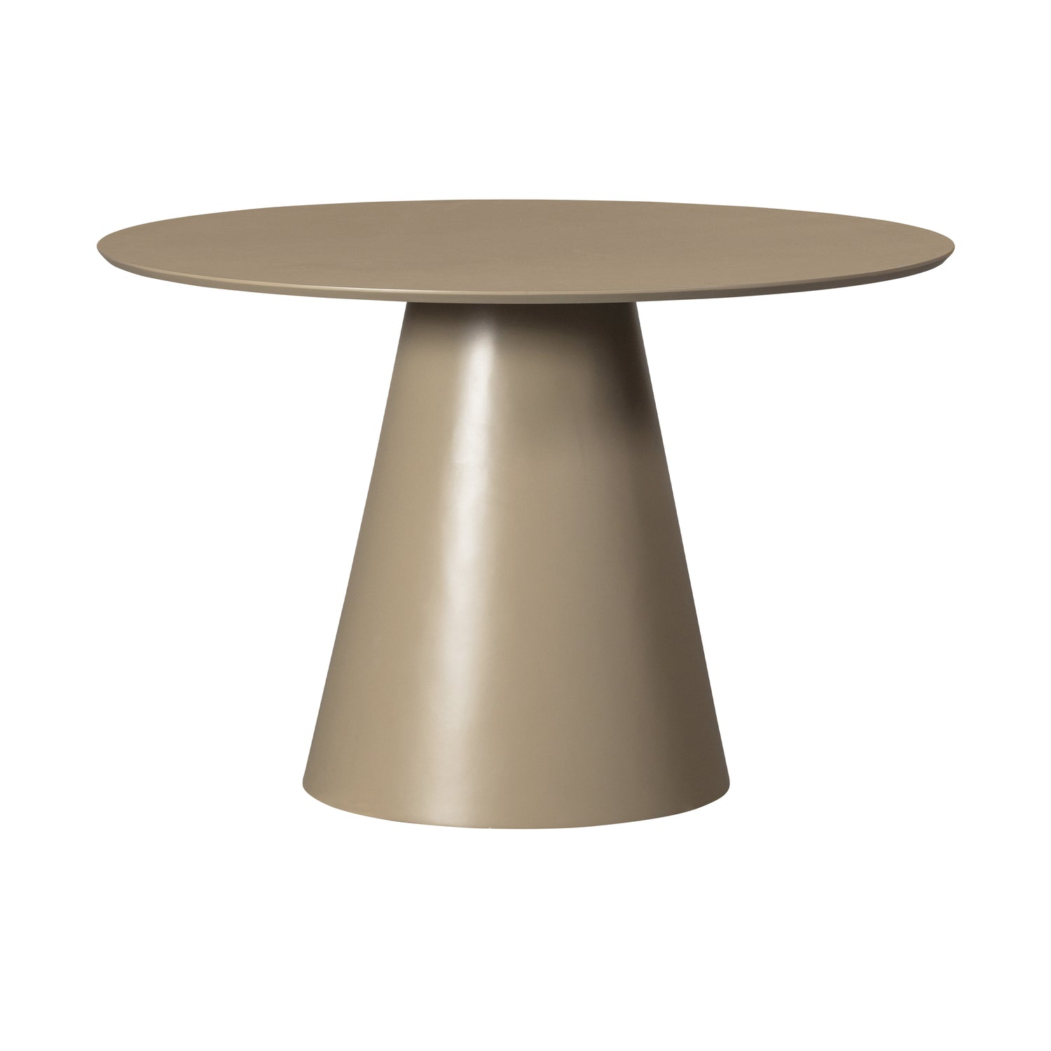 WOOOD Jorre Eettafel - Ø 120 cm -  Militair Bruin