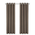 LW Collection Kant en klaar gordijnen bruin 290x245cm