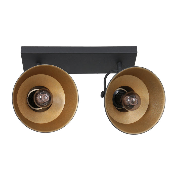 Mexlite Nové plafondlamp zwart