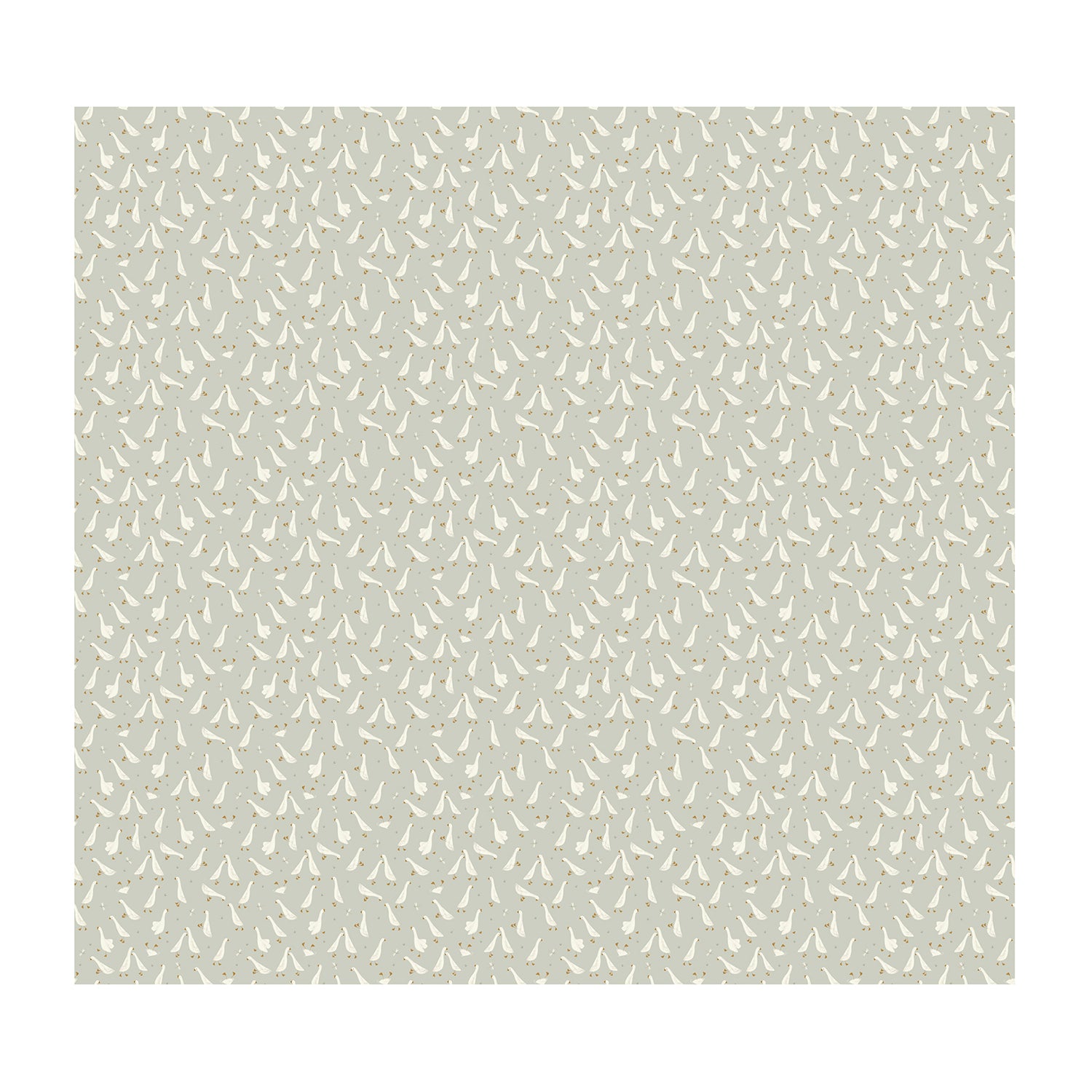 Little Dutch Little Goose Fotobehang - Dieren - 2,80x3m - Groen