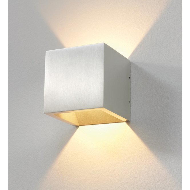 Artdelight Wandlamp Cube Aluminium Led 10 x 10 cm IP54