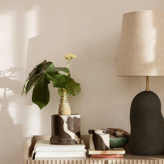 Ferm Living Hebe Lampenvoet - Medium - Dark Grey