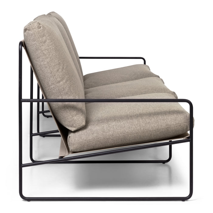 Ferm Living Desert 3-zitsbank - Dolce - Black / Dark Sand