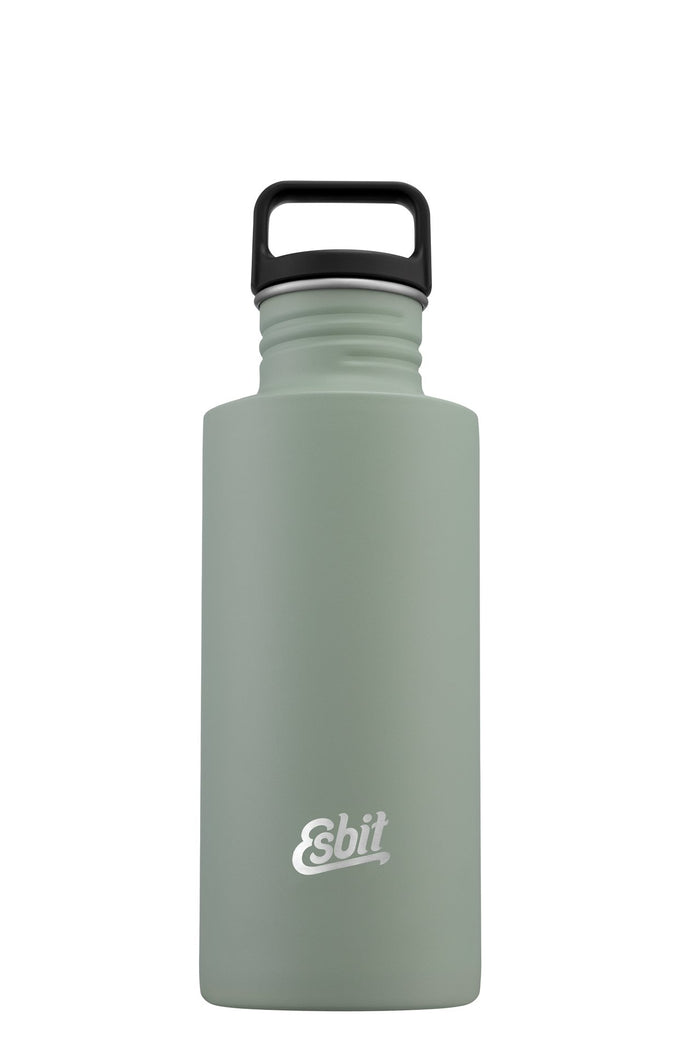 Esbit Sculptor Waterfles - 750ml - Grijs - RVS Drinkfles - Lusdop