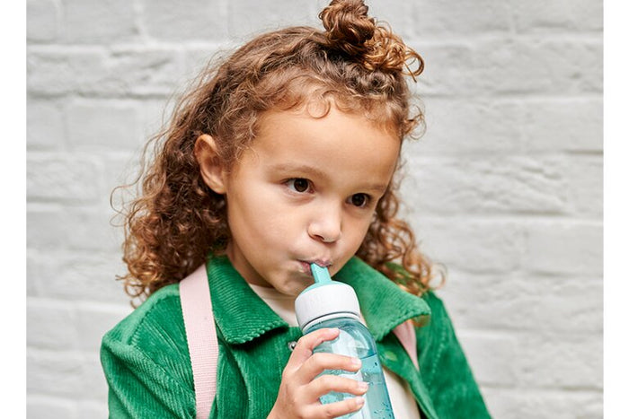 Waterfles flip-up Campus 500 ml - turquoise