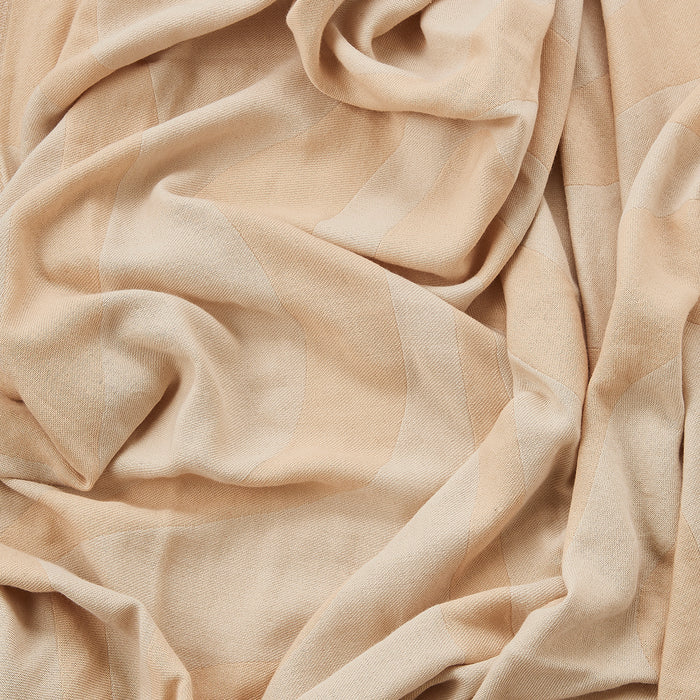 by fonQ Wave Plaid 130 x 200 cm - Biscuit